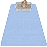 Bartuke cat litter mat 40x28 provides broad coverage for multi-cat boxes.