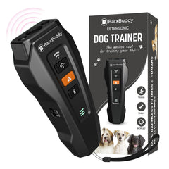 BarxBuddy 2nd Gen bark deterrent for indoors and outdoors.