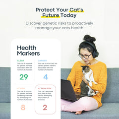 Basepaws cat DNA test kit prepaid mailer ready to ship back securely