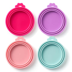 Basic Haus pet can lids blush breeze on cans seal tightly to prevent spills.