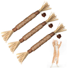 BAWAN silvervine-chew-sticks cat toys 3pcs promote playful chewing and stress relief.