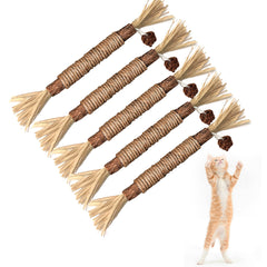 BAWAN Silvervine chew sticks closeup for cat teething support