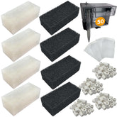 Beaufan AquaClear 50-200 setup demonstrates compatible filtration for larger tanks.