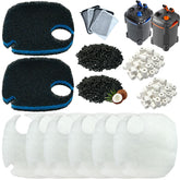Beaufan filter media kit for AMOSIJOY external filter improves filtration setup.