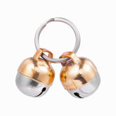 Beau's Bells copper-top closeup shows handmade quality and loud, clear ring.
