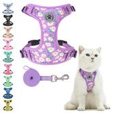 BEAUTYZOO cat harness soft mesh fit for comfortable walks