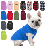 BEAUTYZOO chaleco felpa para perro pequeño, tacto suave y cálido para paseos.