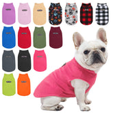 BEAUTYZOO dog fleece vest close-up showcases soft knit fleece for cozy warmth