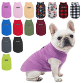 BEAUTYZOO dog fleece vest front view for cozy winter warmth during walks.