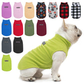 Beautyzoo dog fleece vest front view shows cozy warmth for walks