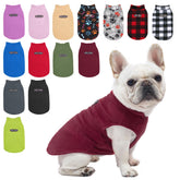 Beautyzoo dog fleece vest front view shows cozy warmth and pull-on ease