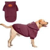 BEAUTYZOO dog hoodie front view enhances warmth during outdoor walks.