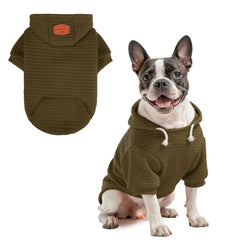 BEAUTYZOO dog hoodie with leash hole enables secure daily walks.