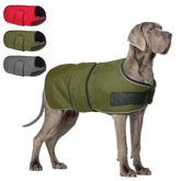 BEAUTYZOO dog winter coat XL back pocket anti-theft for keys during walks.
