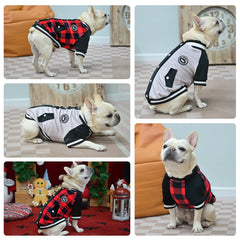 BEAUTYZOO fleece dog sweater hoodie gray solid for easy everyday wear.