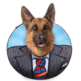BEAUTYZOO inflatable cone collar donut front view showing comfort and easy cleanability