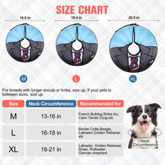 BEAUTYZOO inflatable-donut-collar-closeup highlighting adjustable strap for secure, comfy fit
