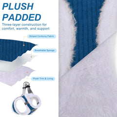 BEAUTYZOO No-pull Harness Leash Set helps calmer leash moments during outdoor adventures.