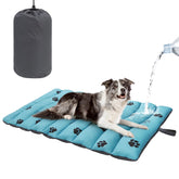 BEAUTYZOO Outdoor Dog Bed with waterproof coating keeps spills easy to wipe away.