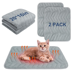 BEAUTYZOO self-warming cat bed mat soft surface for cozy naps