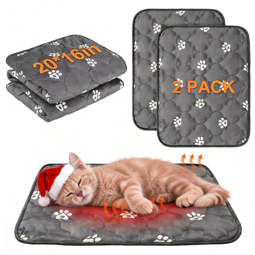 BEAUTYZOO self-warming cat bed pad closeup showing warm surface for naps