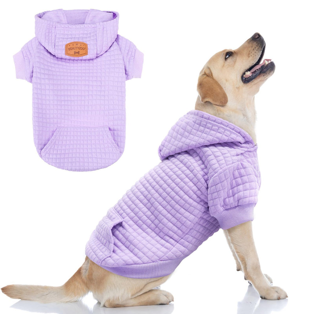 BEAUTYZOO small dog hoodie front view showcases cozy warmth for daily walks
