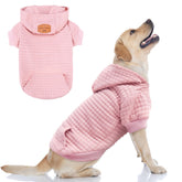 BEAUTYZOO small dog hoodie pockets shows integrated mini pocket for treats or toys on walks.