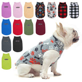 BEAUTYZOO small-dog-sweater-fleece-vest-gray keeps your pet warm during walks