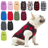 BEAUTYZOO small dog sweater front view shows cozy fleece warmth for cold days.