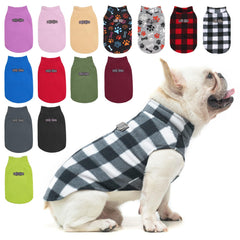 BEAUTYZOO small dog sweater vest front view keeps pup warm on chilly walks