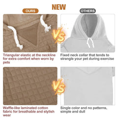 BEAUTYZOO laminated waffle fabric coat adds warmth without bulk for cold days.