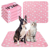 BEAUTYZOO washable pee pad on floor demonstrates durable absorbency for potty training.