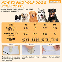 BEAUTYZOO waterproof dog shoes anti-slip sole demonstrated for confident grip on slick surfaces