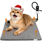 BECEMURU pet heating pad 18x16 top view delivering cozy warmth for dogs and cats