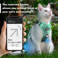 BECHTEL cat harness car-seatbelt insert aids safe in-car travel.