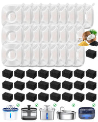 Beckacher 95oz Veken filters pack ready for quick replacement and a snug fit.