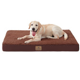 Bedfolks orthopedic dog bed XL with egg crate foam provides balanced support