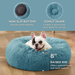 Bedsure calming donut bed round shape creates secure curling space