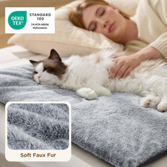 Bedsure cat bed living room scene emphasizes a relaxing space.