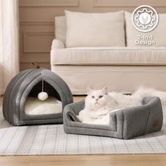 Bedsure Cat Cushion—removable, machine-washable for easy refresh.