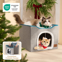 Bedsure cat-scratch-pad built-in board offers satisfying scratching and furniture protection.