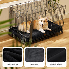 Bedsure anti-slip base keeps the bed stable on different floor surfaces.