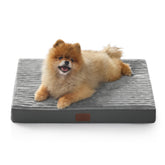 Bedsure dog bed orthopedic foam closeup showing supportive material for joints.