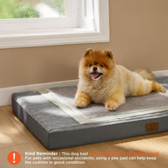 Bedsure dog bed removable cover image highlights easy cleaning and stain resistance.