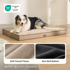 Bedsure dog bed removable washable cover enables easy cleaning and quick maintenance.