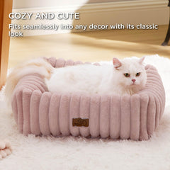 Bedsure removable zipper cover closeup—easy maintenance keeps bed fresh.