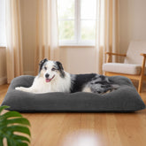 Bedsure dog bed xl outer view shows plush surface for large dogs' naps