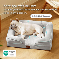 Bedsure foam mattress egg-crate distributes weight evenly for comfort.