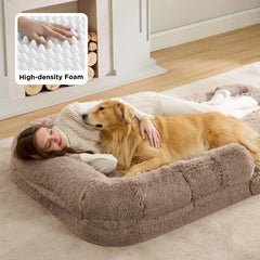 Bedsure foldable bed camel folded compact demonstrates easy transport and storage