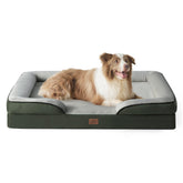 Bedsure L Plus orthopedic dog bed - 38-inch frame for large dogs with roomy space.